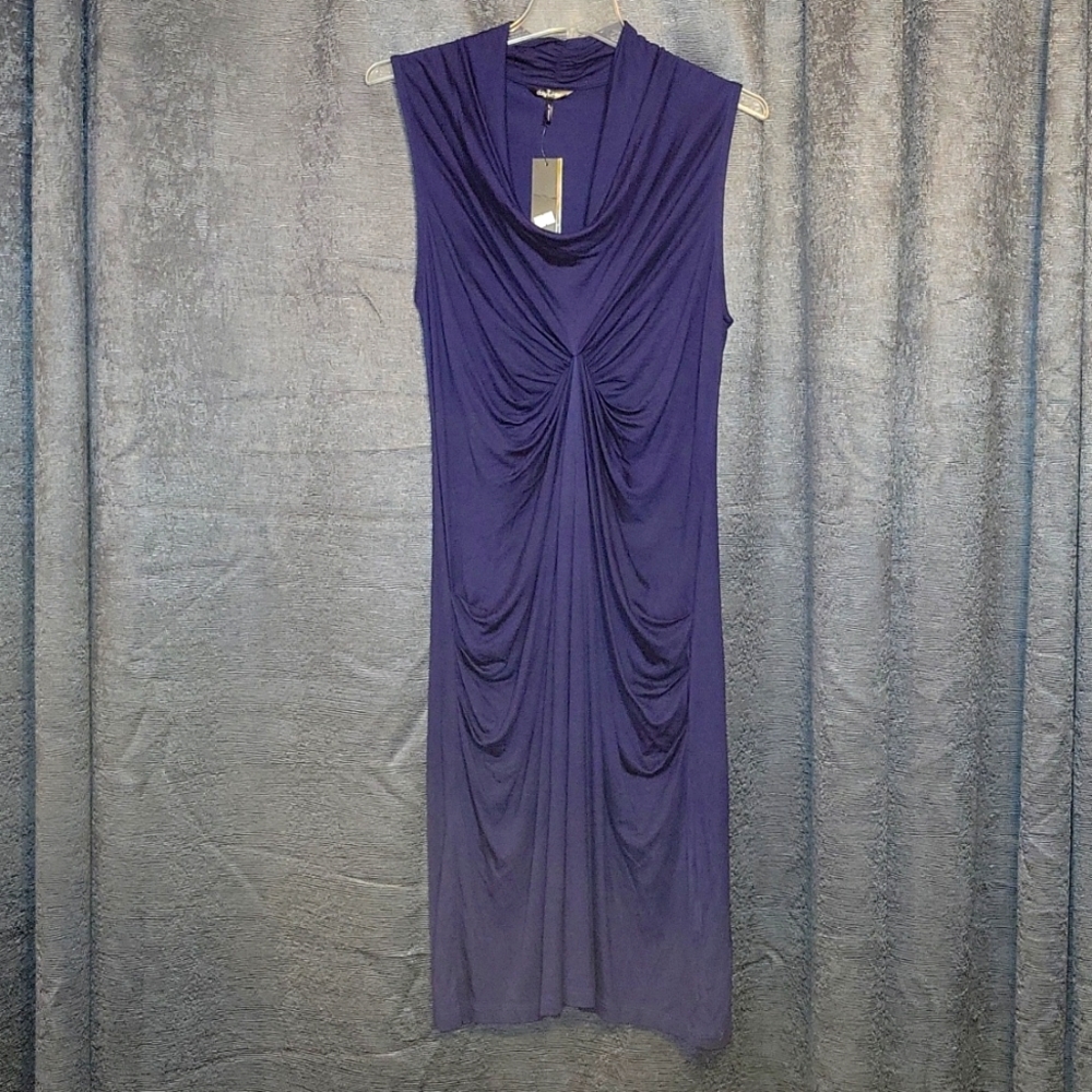 ☆NWT Navy Blue Dress size Large